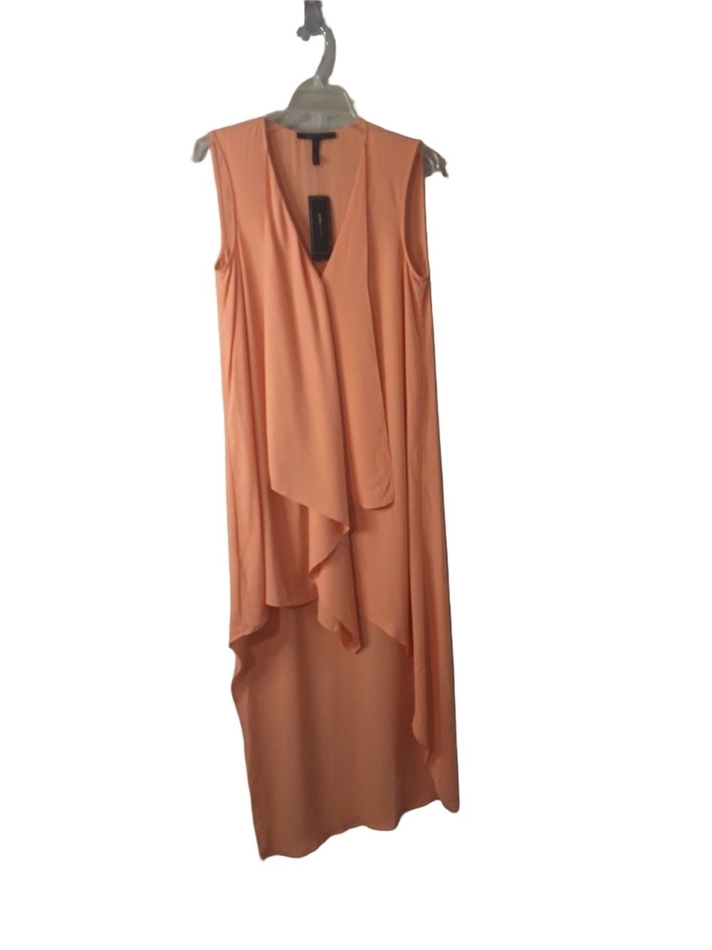BCBGMAXAZRIA Tara Blush Draped Maxi Dress NWT Size Small - Picture 2 of 7